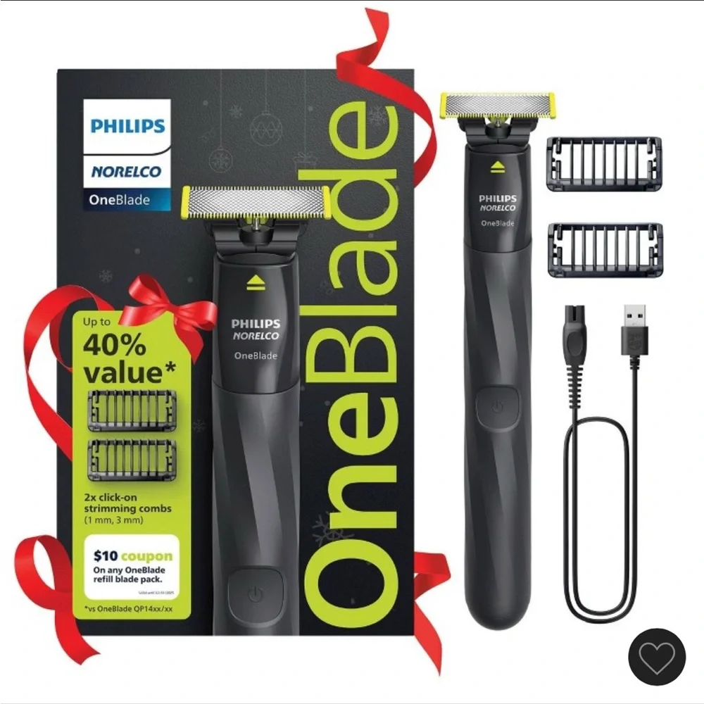 THE ORIGINAL PHILIPS NORELCO WATERPROOF ONEBLADE (NEW WITH TAGS)